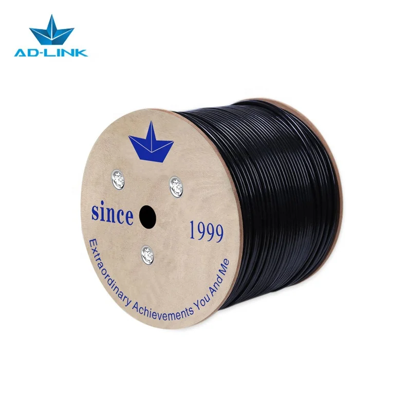Single Shielding Ftp Cat6a Cat6 Network Cable Outdoor 23awg 305m 1000ft Lan Cable Rj45 Communication Cables