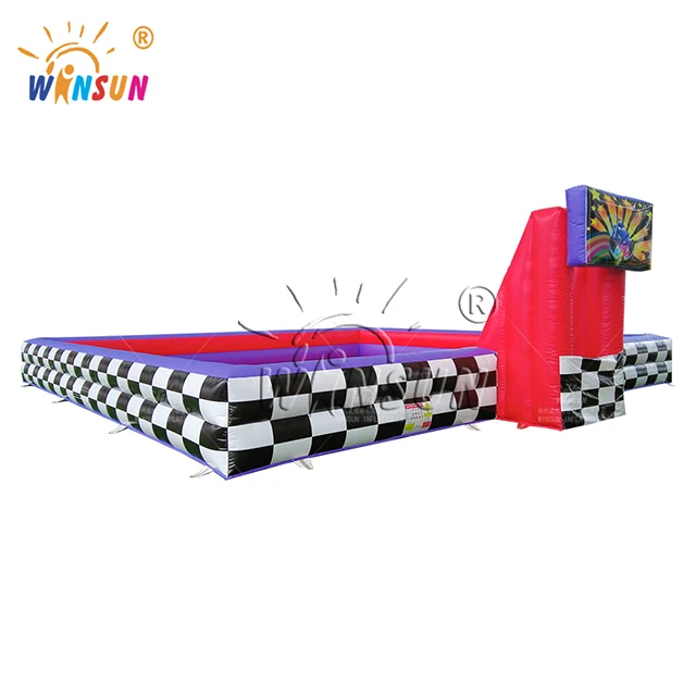 Sport game inflatable interactive game Bumper Car Inflatable Race Arena commercial inflatable games for event