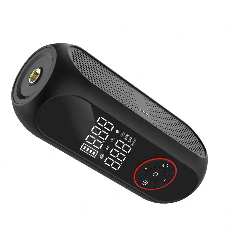 Portable Mini Handheld Cordless Electric Dual Data Digital Display Smart Tire Inflators Bicycle Air Pump Compressor