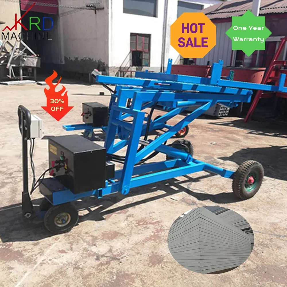 Factory sale Electric hydraulic Rotation 360 degrees Fully automatic Hollow Floor Soundproof Vertical Wall Installation Machine
