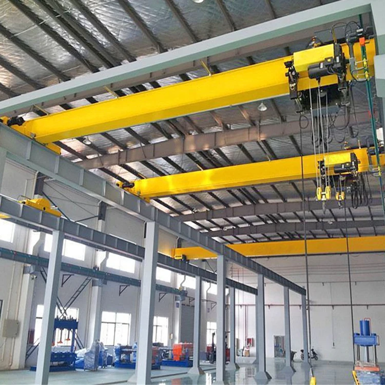 High grade low headroom 10t european running single girder bridge crane