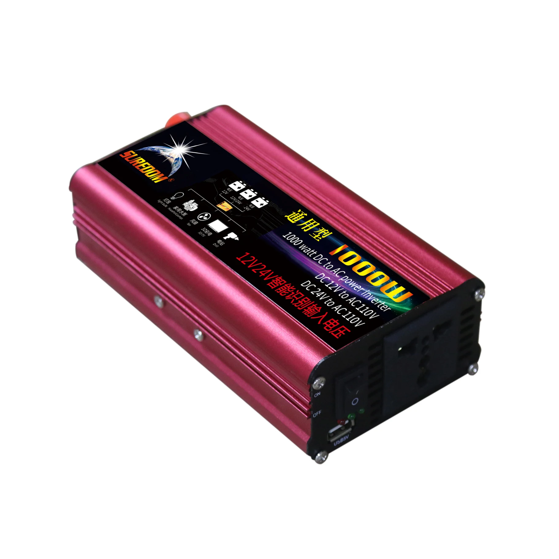 Multiple Voltage Selectiopower Inverter 2000w Electrical Converter Inverter 12v 24v to 220v