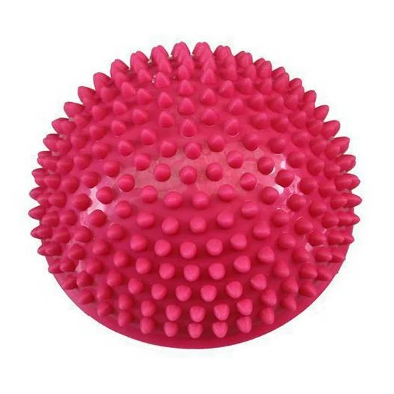 Manufacturers Sell Like Hot Cakes Type Inflatable Pvc Yoga Massage Ball Balance Half Sphere Durian Ball Foot Massage