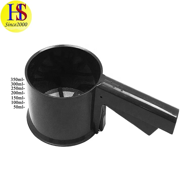 Stainless Steel Sugar Powder Sieve 60 Mesh Hand Crank Plastic Flour Sifter