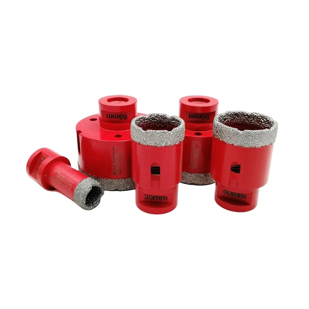 SHDIATOOL Dia 20/35/40/50/68mm Diamond Core Drilling Bit Set Diamond Hole Saw Hole Cutter For Porcelain Tile Granite Marble