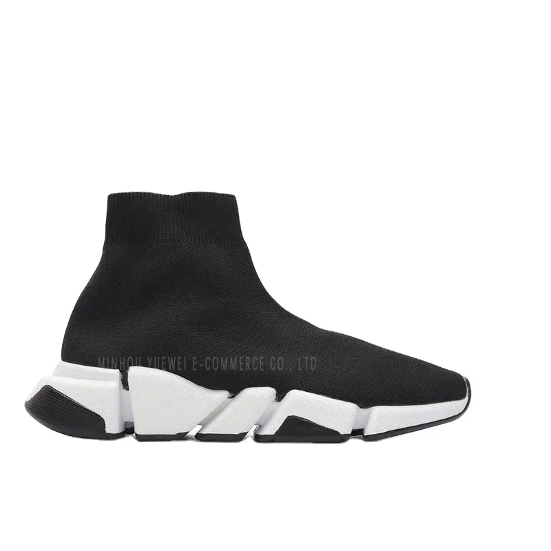 Wholesale Brand Logo Shoes Fashionable Best-selling Brand Trainers Men Women Casual Sock Shoes