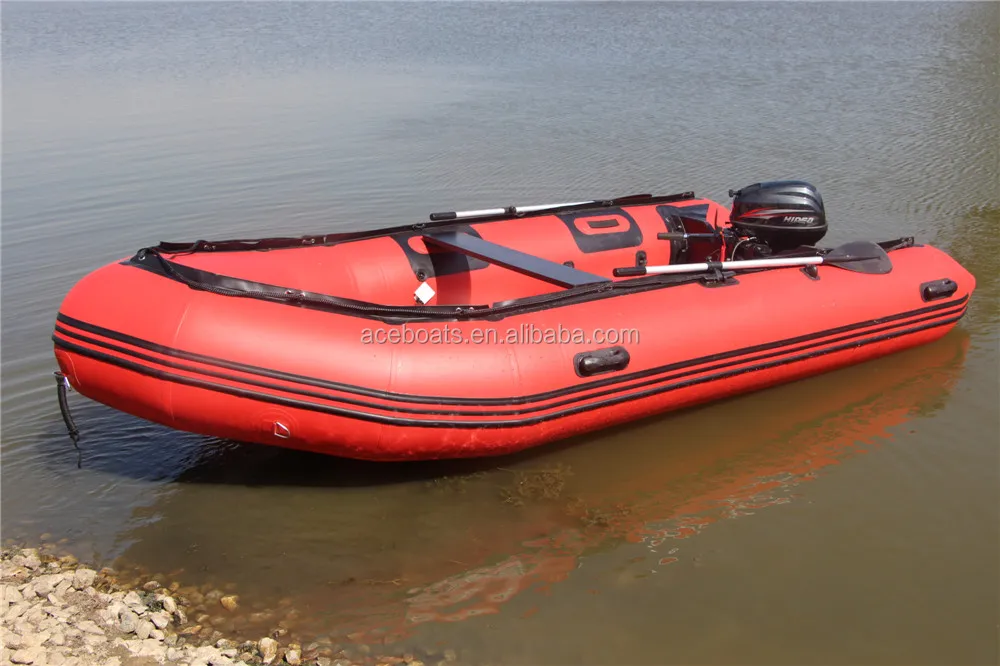 Factory 3.8m 4.2m 4.8m 5m Aluminum Bottom Floor Mariner Portable Inflatable Boat with Zodiac Style