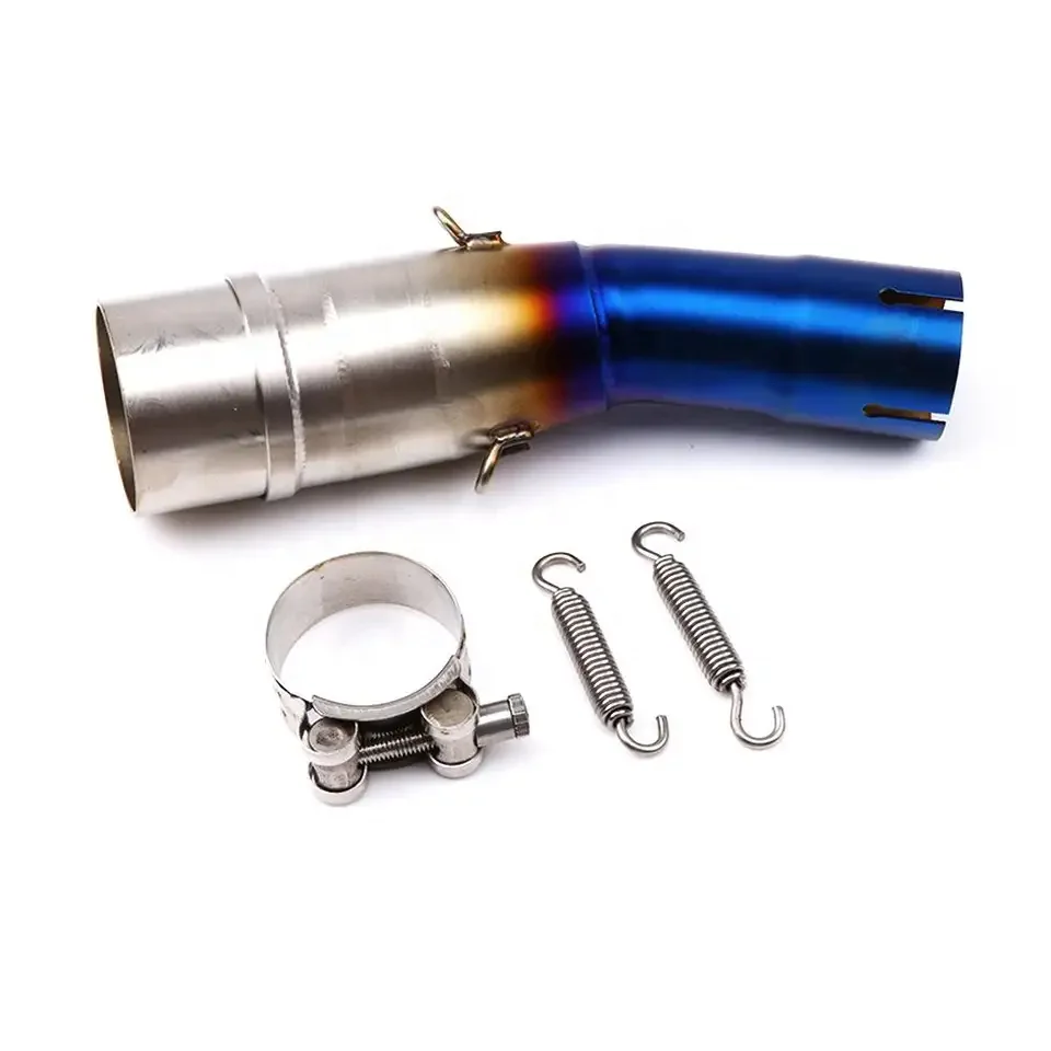 Motorcycle Exhaust System Slip-on Exhaust Middle Pipe Set For X.MAX 250 300 400 17-19