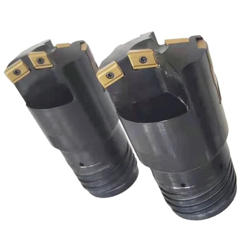 ejector system diameter100 mm deep hole drilling internal chip removal  BTA drill  head