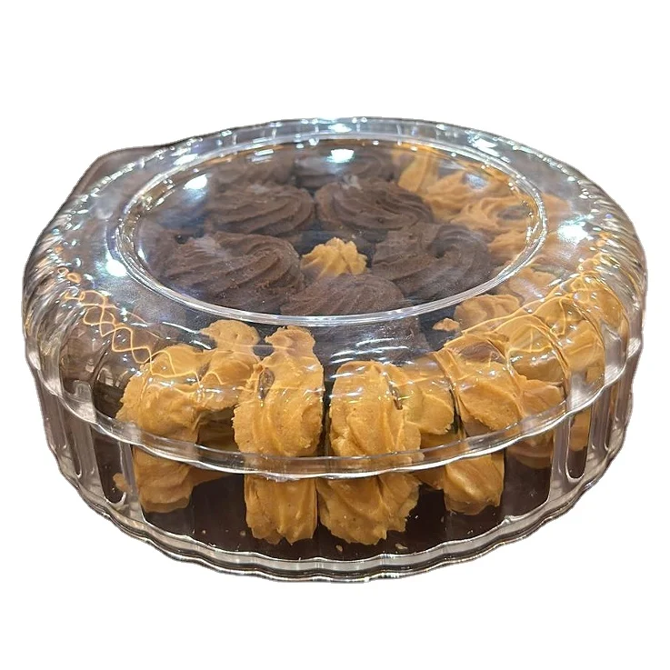 9cm Small Clear Plastic Box Tea Ginseng Bird nest Packing Box Snack Candy Biscuit Food Storage Box