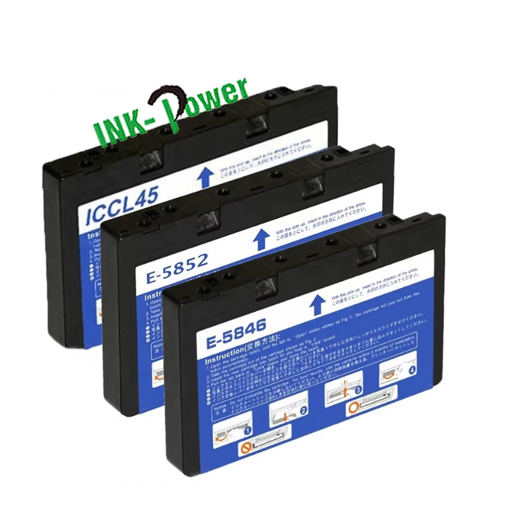 5852 5846 ICCL45 T5852 T5846 E5846 Compatible Cartucho Color Inkjet Ink Cartridge for Epson Picturemate PM 200 300 Printer