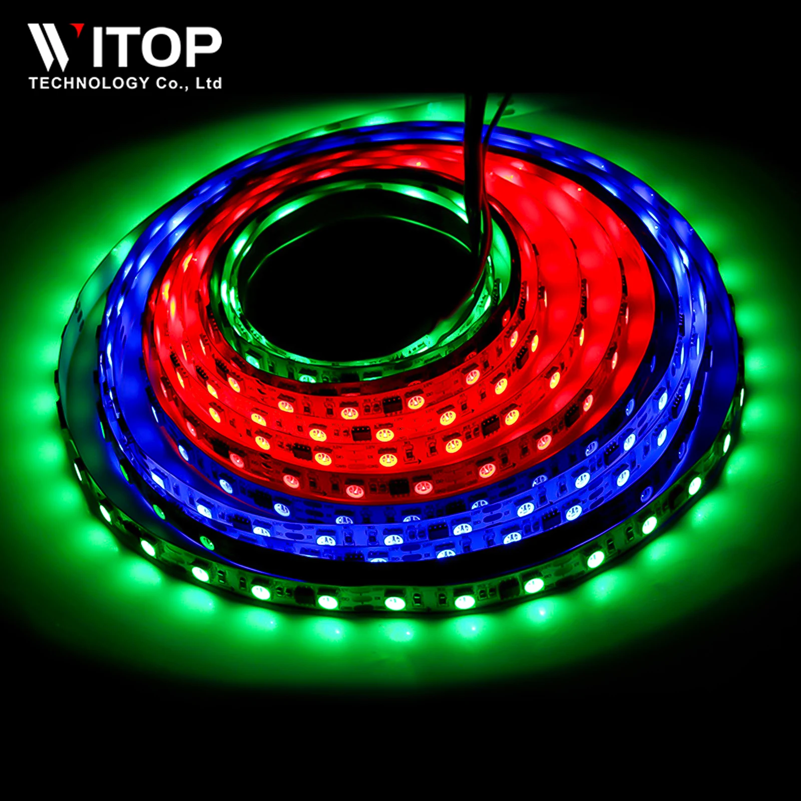Full Color Digital Pixel WS2811 Addressable LED Strip Light 12V 5050 RGB 5M 60LED/M