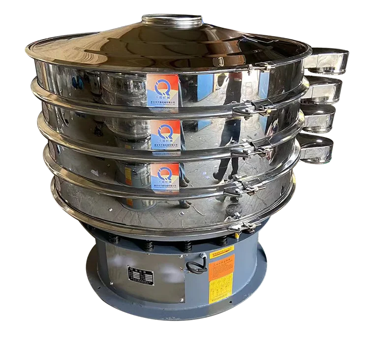 Qianzhen Low price industrial rotary sieved machine powder SS304 multiple decks vibrating sieve for fine pollen