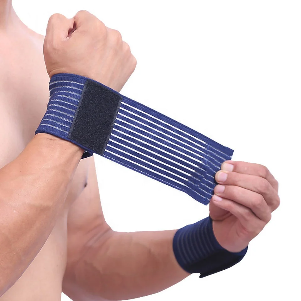 SP Adjustable Breathable Workout Wrist Wraps Powerlifting Custom Logo  protector bandage