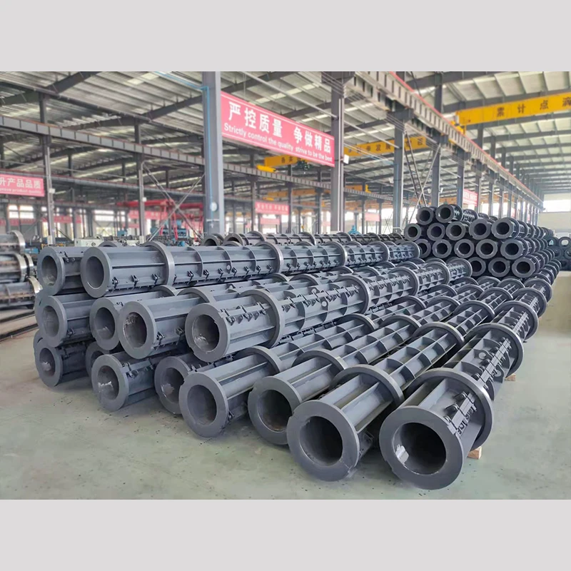 centrifugal cast reinforced concrete round square poles machine