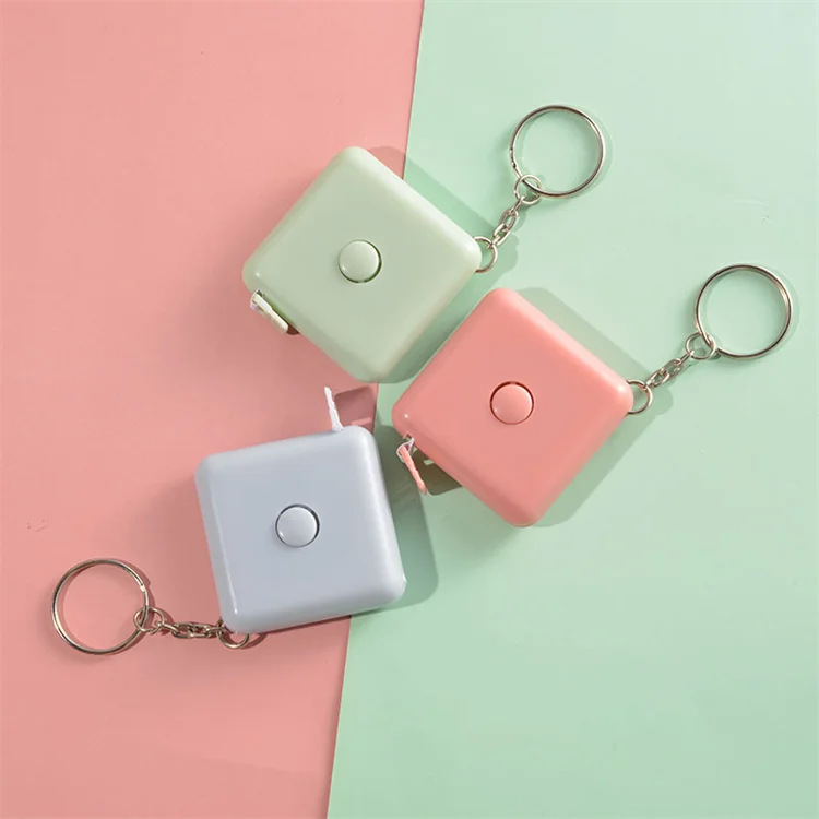 Рекламный подарок, миниатюрная измерительная лента, цветная линейка, пластиковая ПВХ-волоконная стеклянная лента, измерительная лента для талии