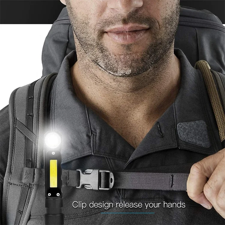 5 Lighting Mode  Aluminum Alloy  Rechargeable Right Angle LED Flashlight