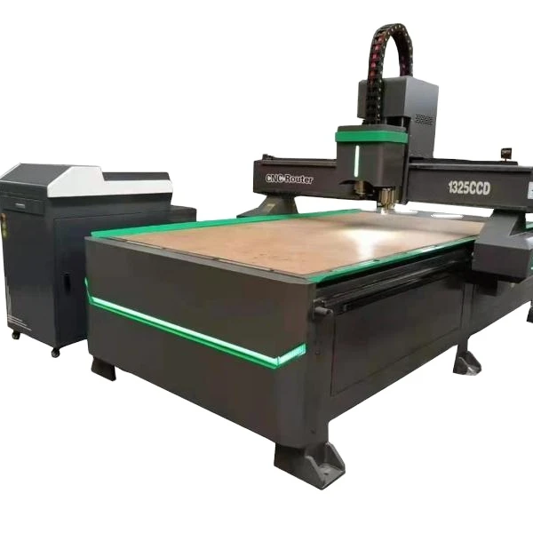 Popular CNC Wood Router 1325 CNC 4 axis 3 axis italy spindle wood carving cutting machine other woodworking machinery with ccd