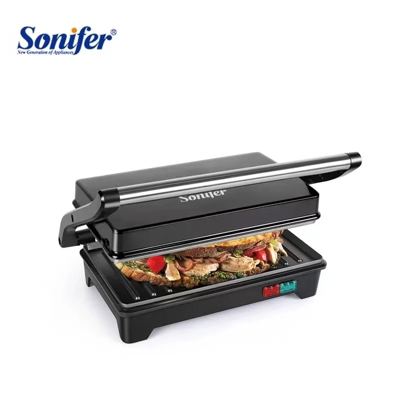 Sonifer SF-6098 manufacturer for home non stick press meat plate automatic vertical mini electric bbq grill