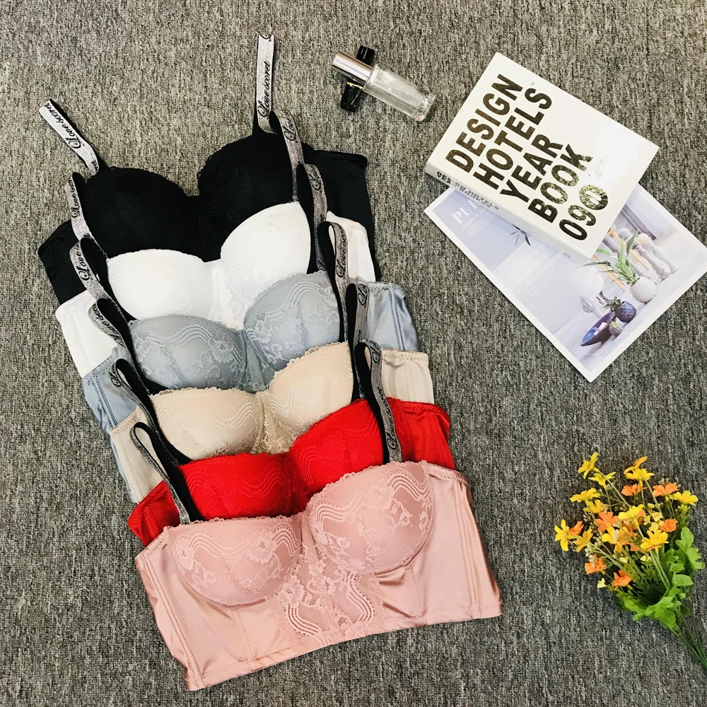 Регулируемый бюстгальтер большой размер кружево с вытягивающейся грудью красивая спина тонкое мягкое стальное кольцо корректирующий женский