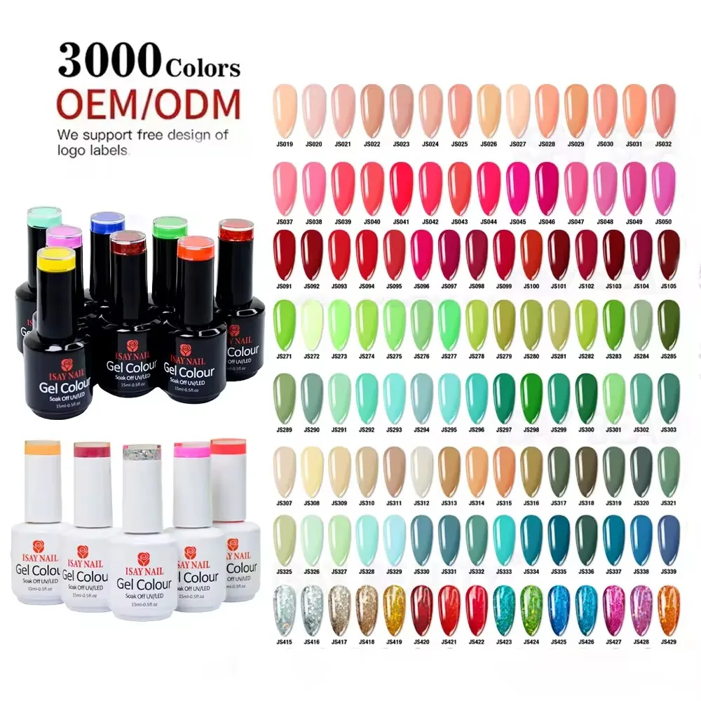 Nail Gel Polish 15ml Collection Colorful Colors/kit UV Neon Gel Polish