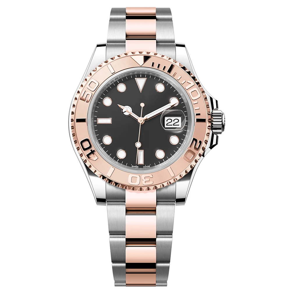 luxury watches men 40mm Automatic 2836/3235 movement VSF FACTORY Black Dial Ceramic Bezel Jubilee Bracelet mechanical watches