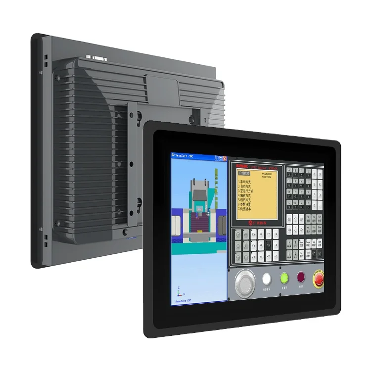 JCVISION 10,1 12,1 15 17 19 21,5 Дюймов промышленная Встраиваемая безвентиляторная панель пк сенсорный экран промышленный 10 все в одном ПК компьютер