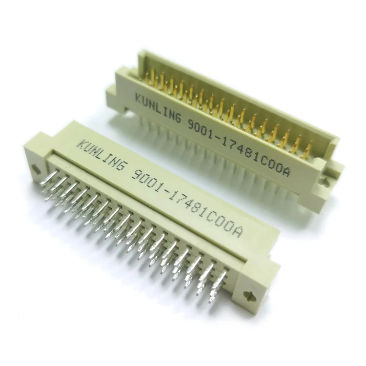 2 54 мм Шаг B Тип PCB R/A 48 pin Мужской прямой тип 3 ряда DIN 41612 разъем для печатной платы