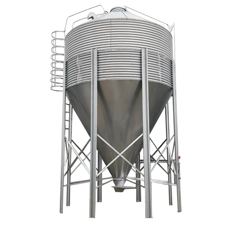 High-quality grain and chicken feed soybeans and corn galvanized sheets poultry and chicken storage grain silo material tower