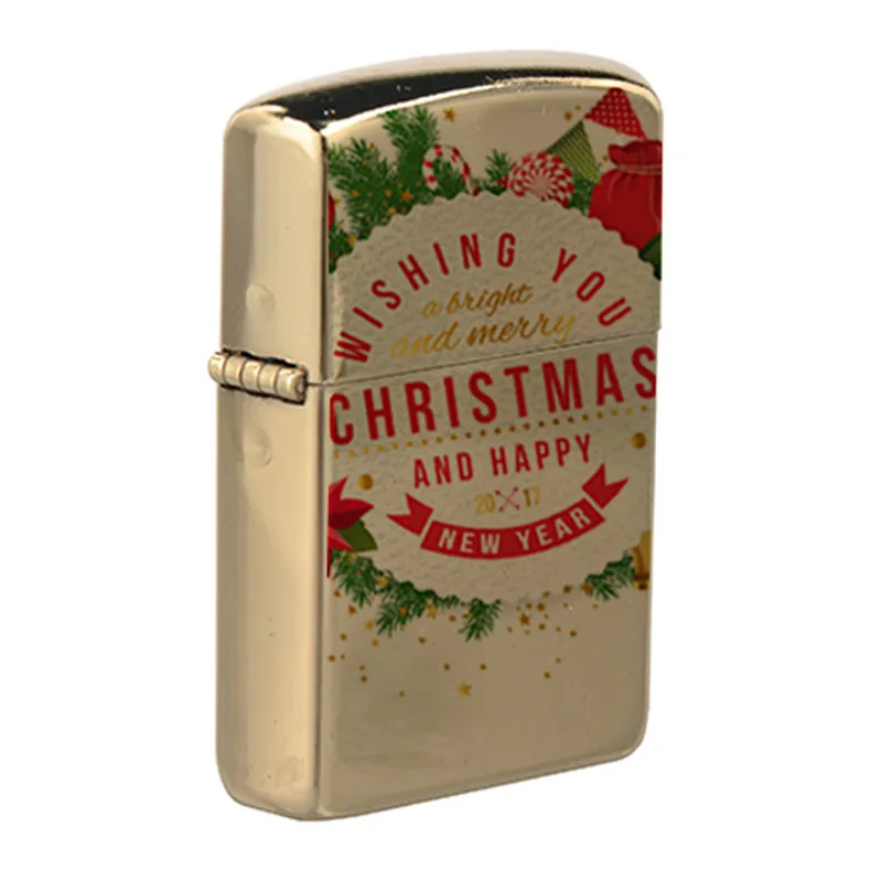 Hot sell candle smoking customized sublimation blank gold lighters metal lighter