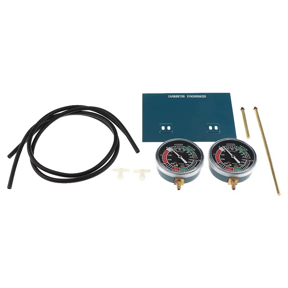 New Fuel Vacuum Carburetor Synchronizer Sync Gauge 2-Carb Set for Motorcycle Excellent Quality Vacuum Gauges
