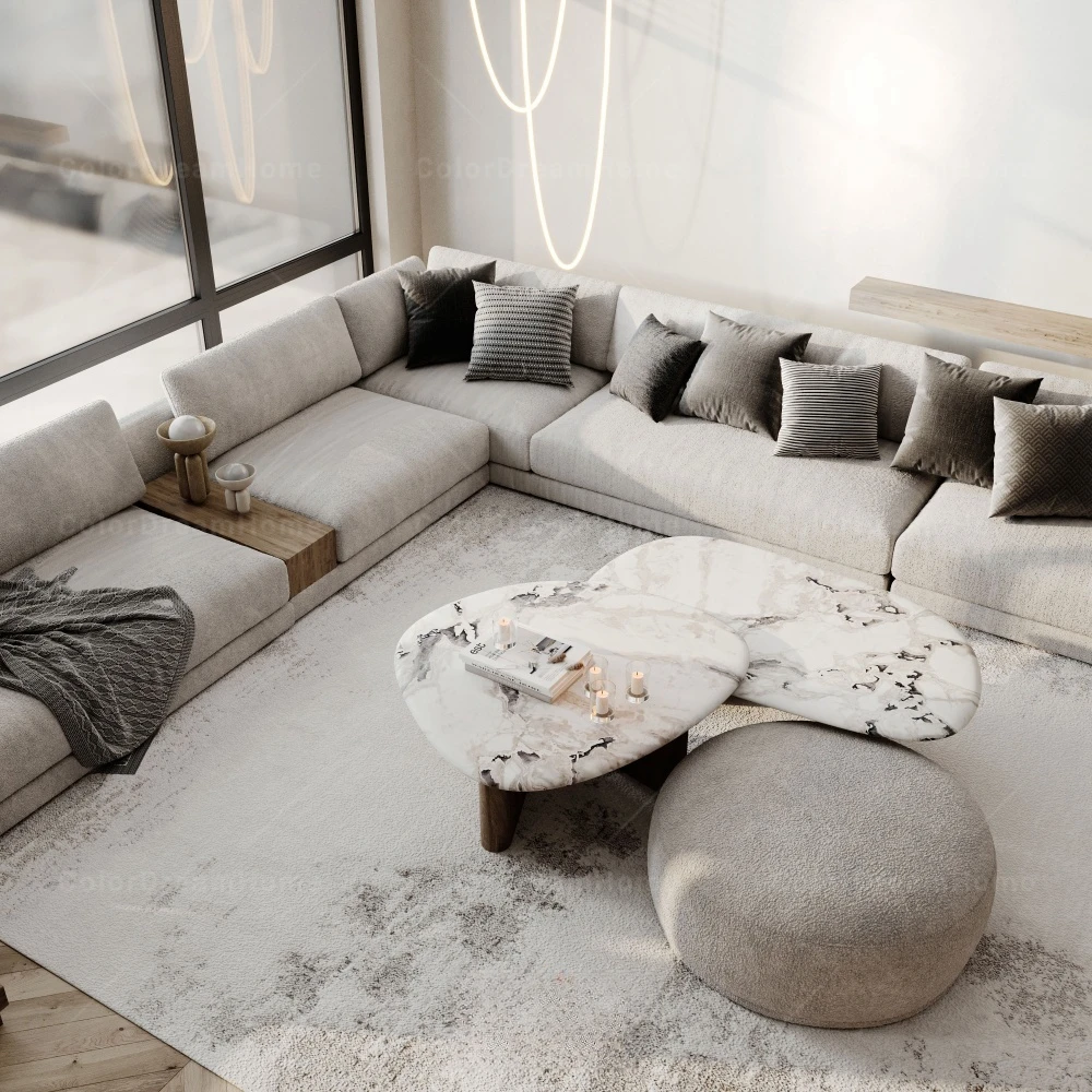 Modern Floor Sofas Set Arabic Sofa Fabric Majlis Furniture Luxury Modular Sofa Live Room Set