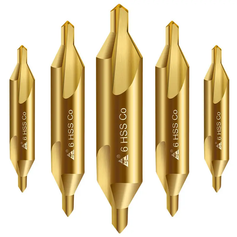Custom Center Drill 2 Flutes HRC70 CNC Machine Milling Tools Metal Cemented Carbide Center Drill Bits For Metal