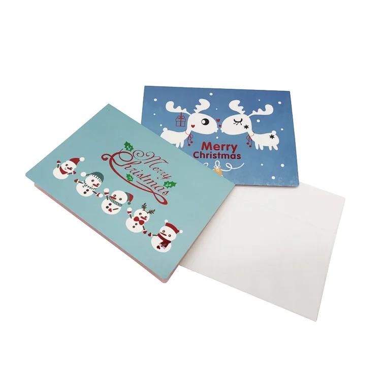 
Custom Printing High Quality Colorful Paper Thank You Gift Greeting Cards With Envelope 