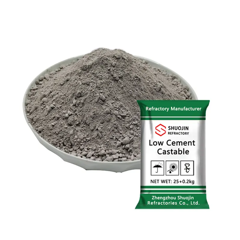 High quality Refractory castable price Customized high alumina low cement castable refractory