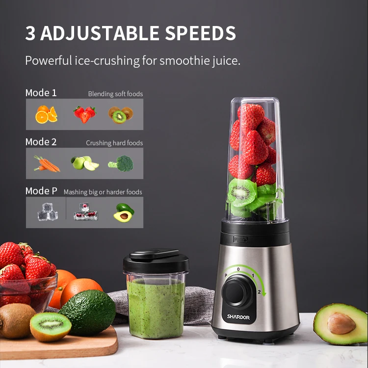 Nutri-Blender Plus Compact Personal Blender 900-Peak-Watt Motor Frozen Drinks Smoothies Blender