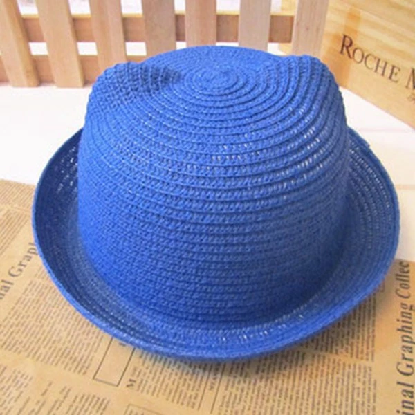New Fashion Summer Baby Hat Cap Children Breathable Straw Kids Hat Boy Girl Mini Kids Baby Paper Straw Hat