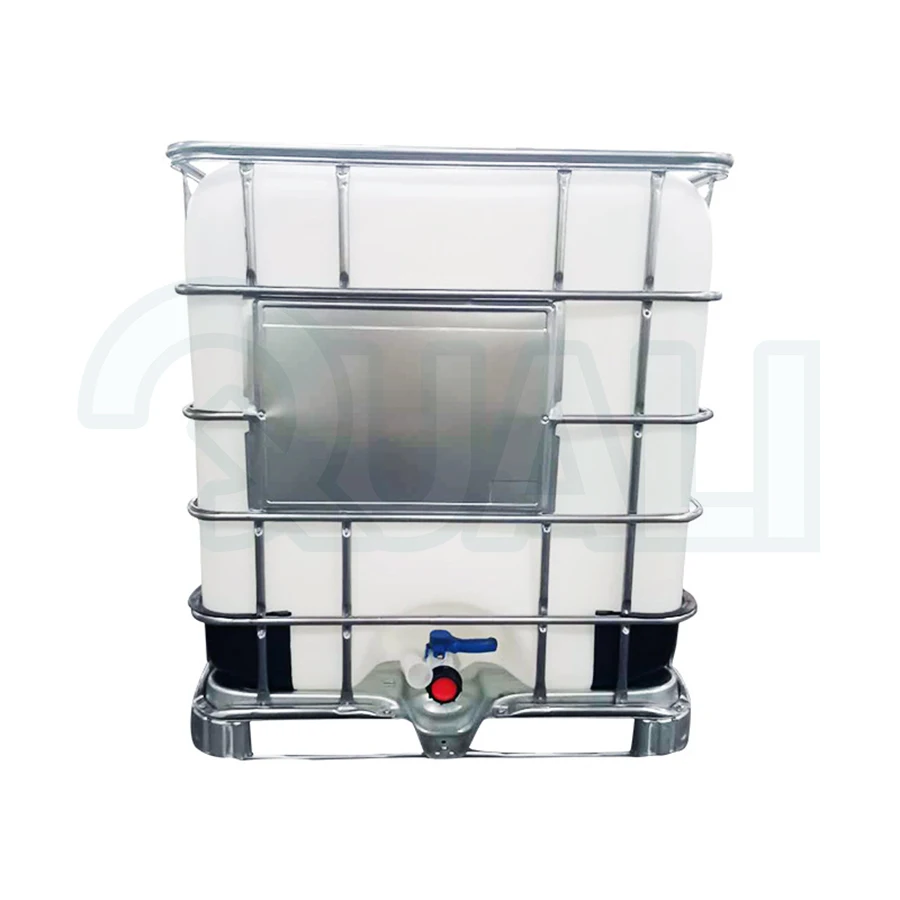 Quali Manufactured Plastic IBC Tank Metal Frame 1000L Water Tank Chemical Tank