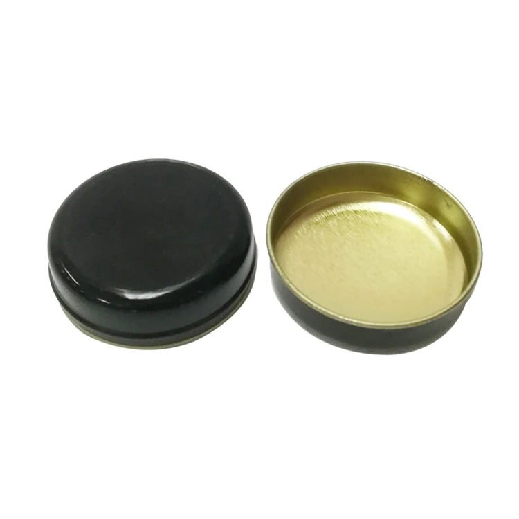 wholesale empty tin boxes small saffron metal box round packaging saffron tin cans