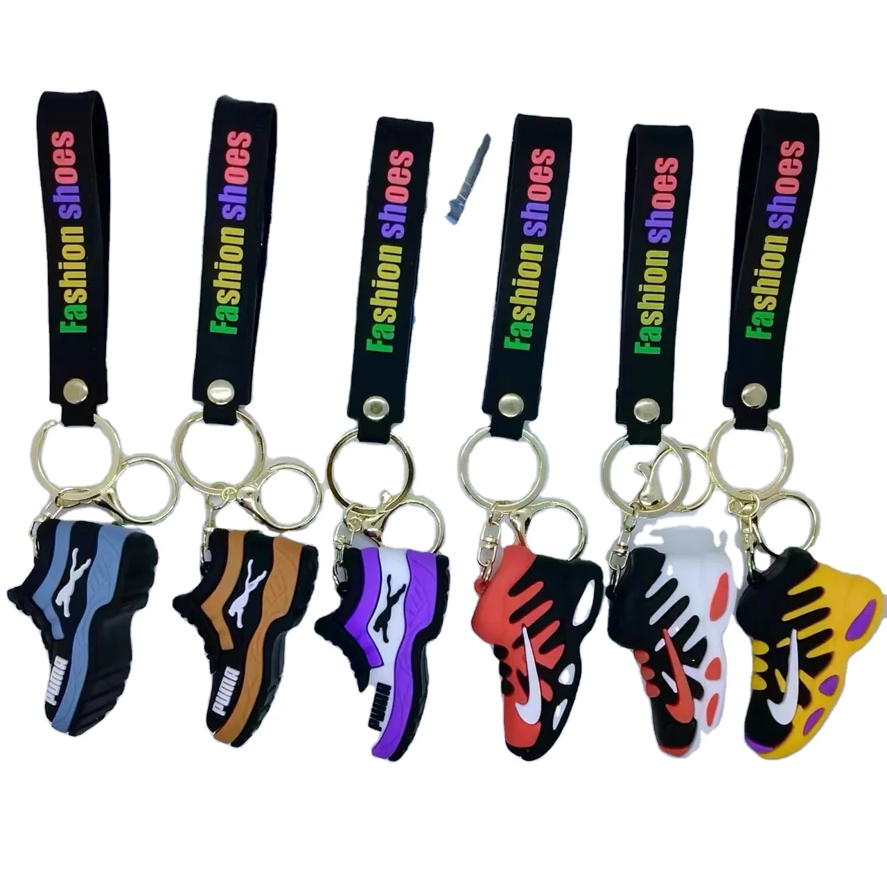 Stock 3D Mini Sneakers shoes Jor dan shoes Keychain