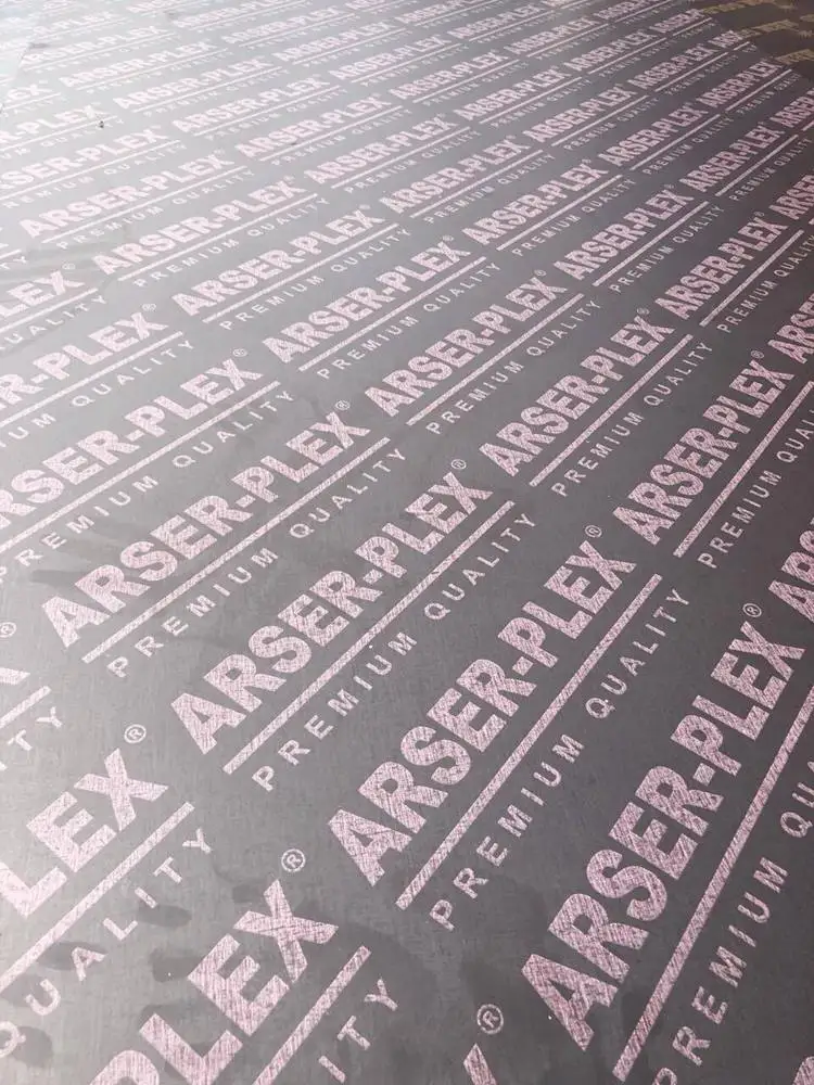 ARSERPLEX Premium Two Hot Press High Quality Black and Brown Marine Plywood Construction Plywood