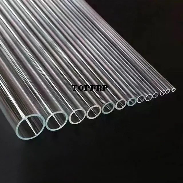 Clear Hard Plastic PC Transparent Round Tube