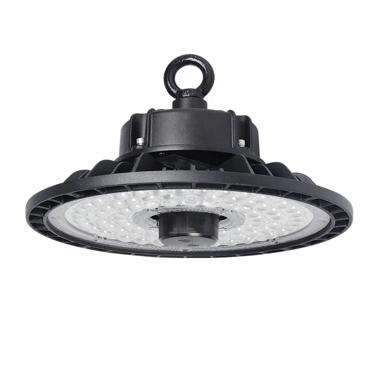
 Factory warehouse industrial 5 years warranty 190lm/W Micowave Sensor IP65 waterproof UFO led high bay light  