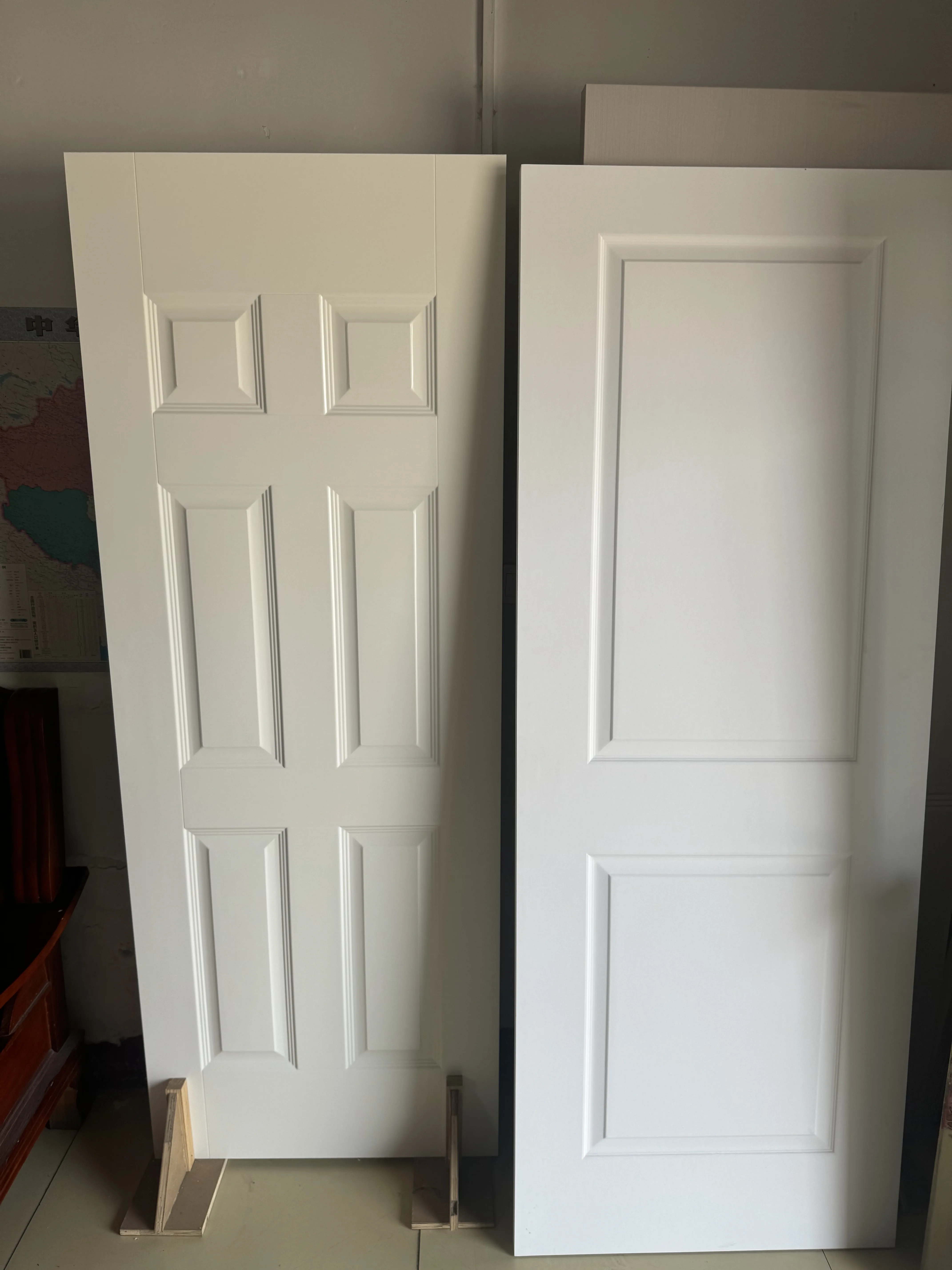 China Cheap Interior Door Panel Moulded Door Skin/Melamine HDF Door Skin 2.5mm/3mm