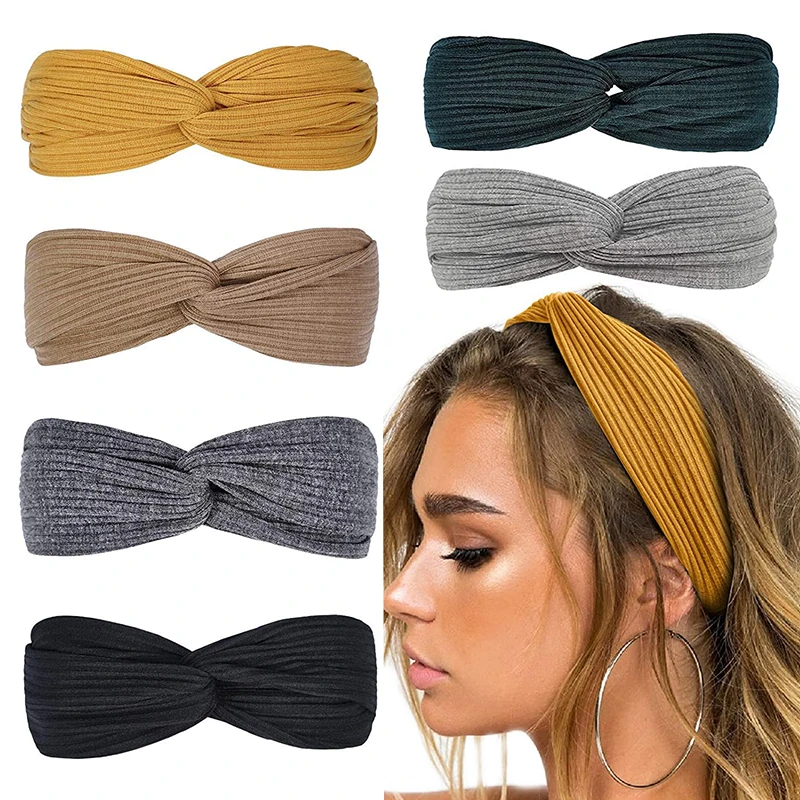 Fashion Women Girls Boho Knot Headbands Hair Bands For Women Head Wraps
