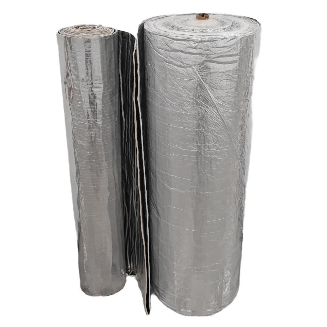 Fire Retardant Fiberglass Core Fiberglass Foil Insulation Heat Shield Reflective Foil Insulation For Crawl Spaces