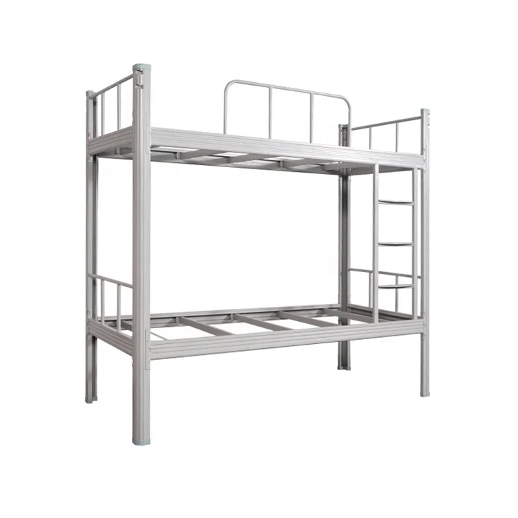 
High quality metal double bed iron army bed frame steel heavy duty bunk bed for adult letto 