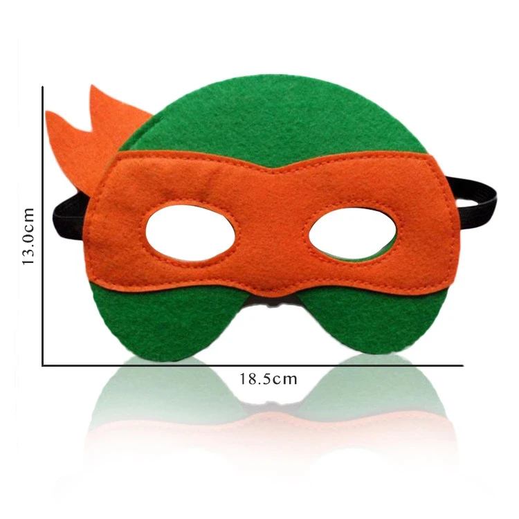 Adults Cosplay Avengers Children Xmas Costume Party Decoration Kids Ninja Turtles Cartoon Felt Masks