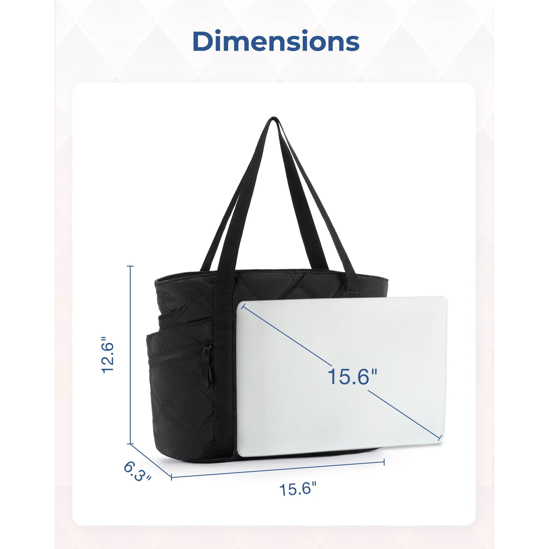 custom travel large recycle high quality nylon oversized Quilted Puffer Handbag casual shoulder tote bag with zip for Women