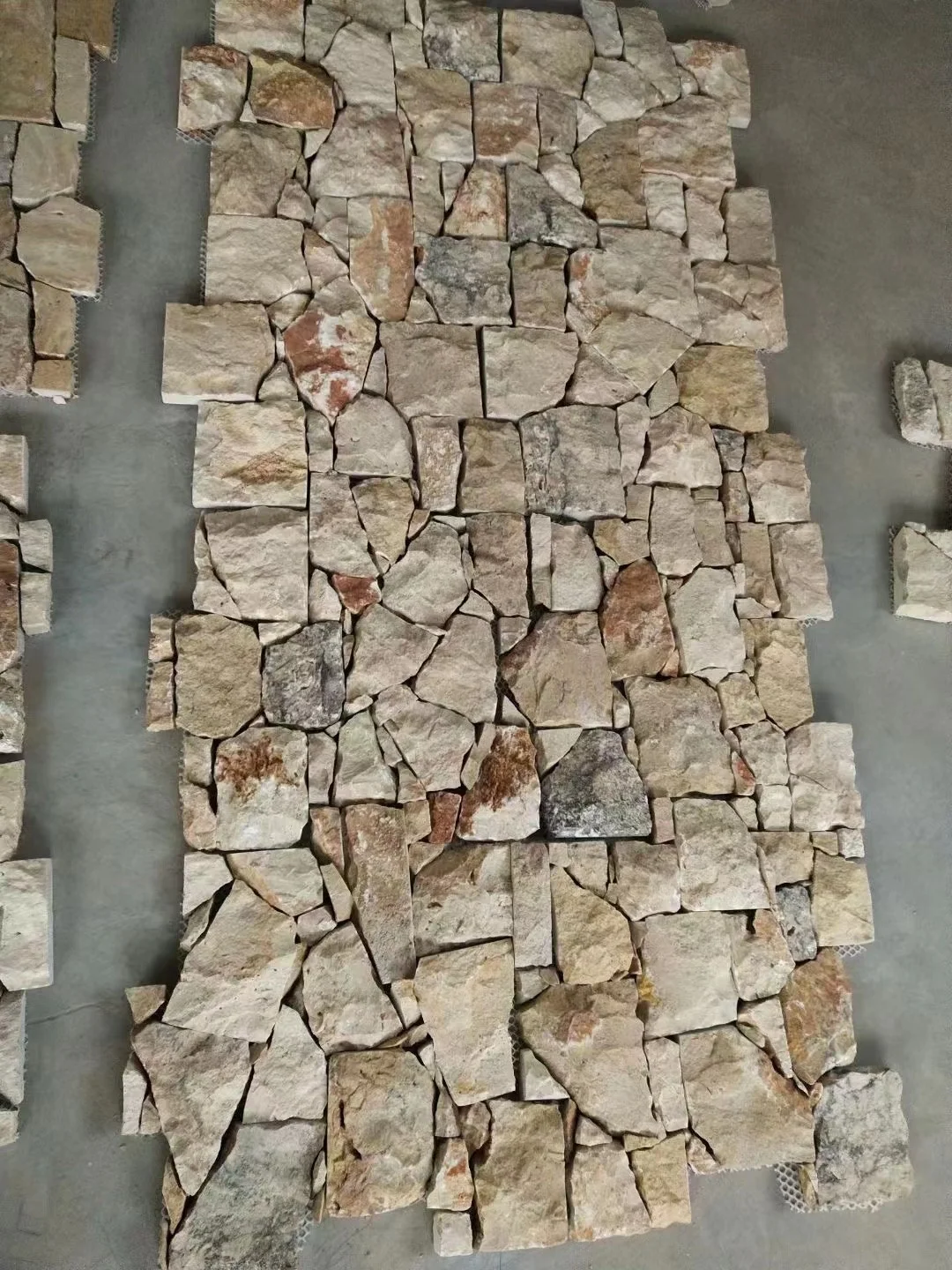 External Natural Stone Beige Landscape Wall Cladding Limestone Tiles